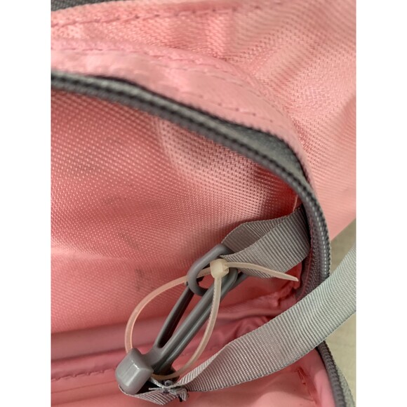 Vintage EastSport Gray & Pink Waist Fanny Pack With Extra Pocket Pouch 90s - Picture 8 of 13